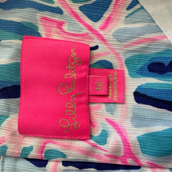 EUC Lilly Pulitzer Mila Stretch Shift in Reel Nauti - Picture 2 of 6